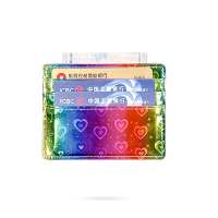 Fashion mini multi-function wallet custom leather credit holder card wallet