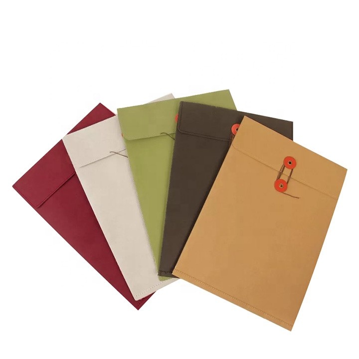 Multipurpose File pocket File folder for Office ,School color customize Washable kraft paper