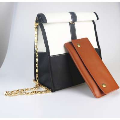 Promotion Washable kraft paper  shoulder bag  Wholesale