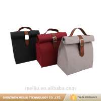 New design high quality promotion washable kraft paper lunch bags